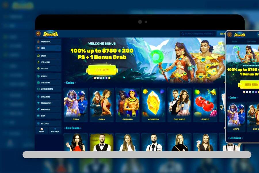Spinanga Casino - Connexion à Votre Compte